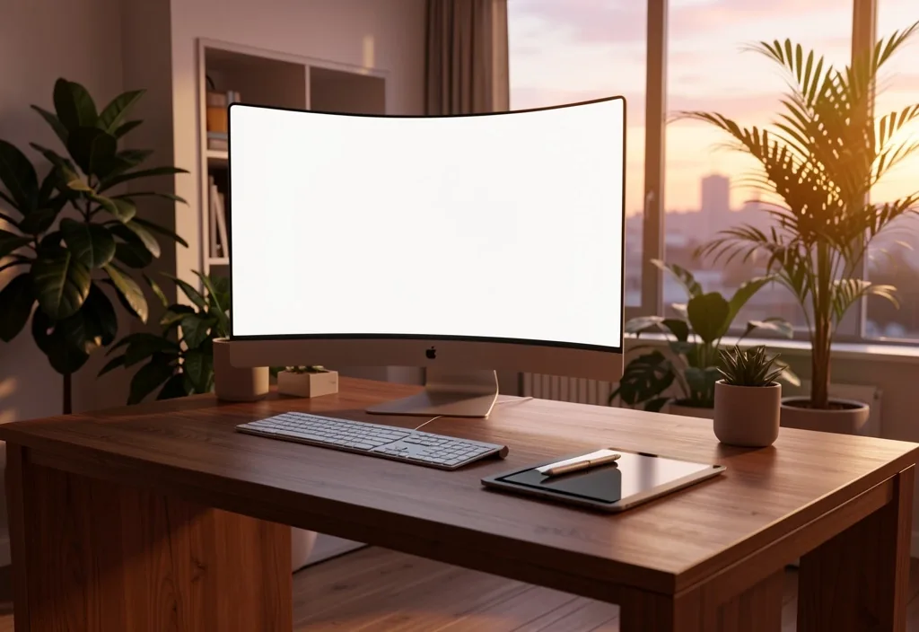 Blender çalışan bir 3D tasarım stüdyosu çalışma alanı
