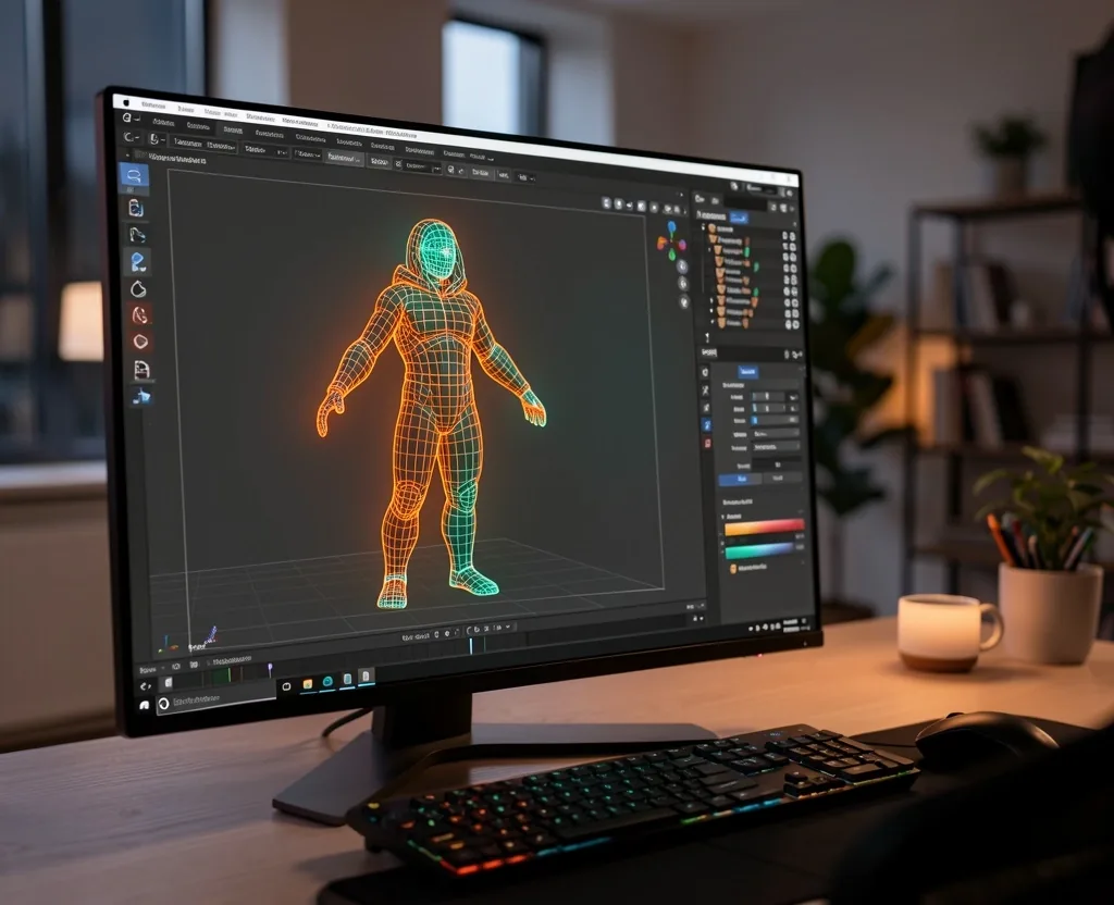 Blender çalışma ortamı