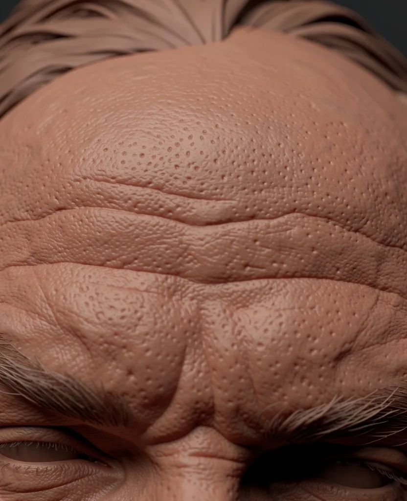Yüz detayı sculpt örneği
