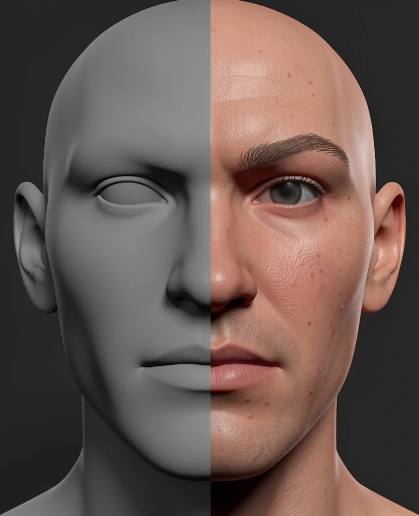 Sculpting aşaması model çalışması