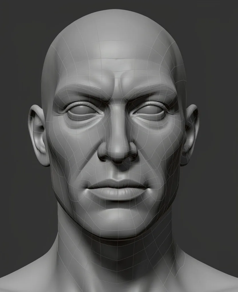 Blender 3D modelleme çalışma alanı